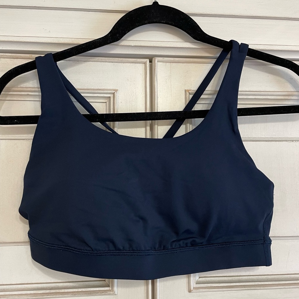 True Navy Lululemon Energy Bra Size 8